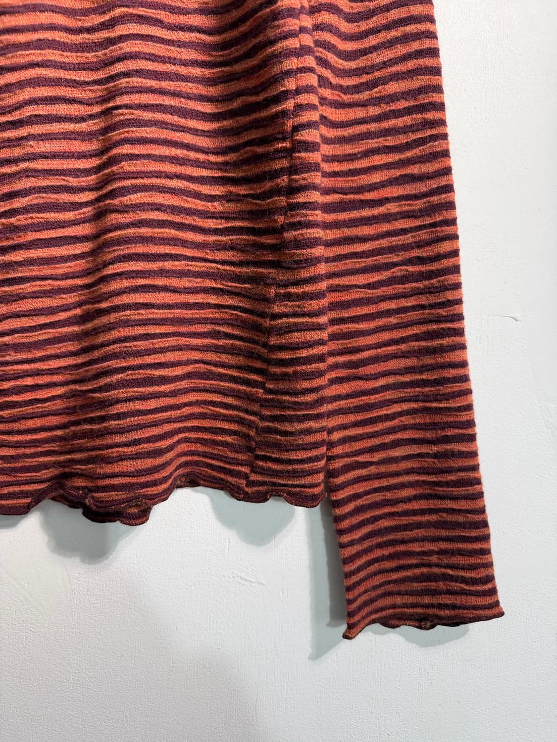 Plantation 이세이미야케 울 100% 모크넥 니트 상품이미지10