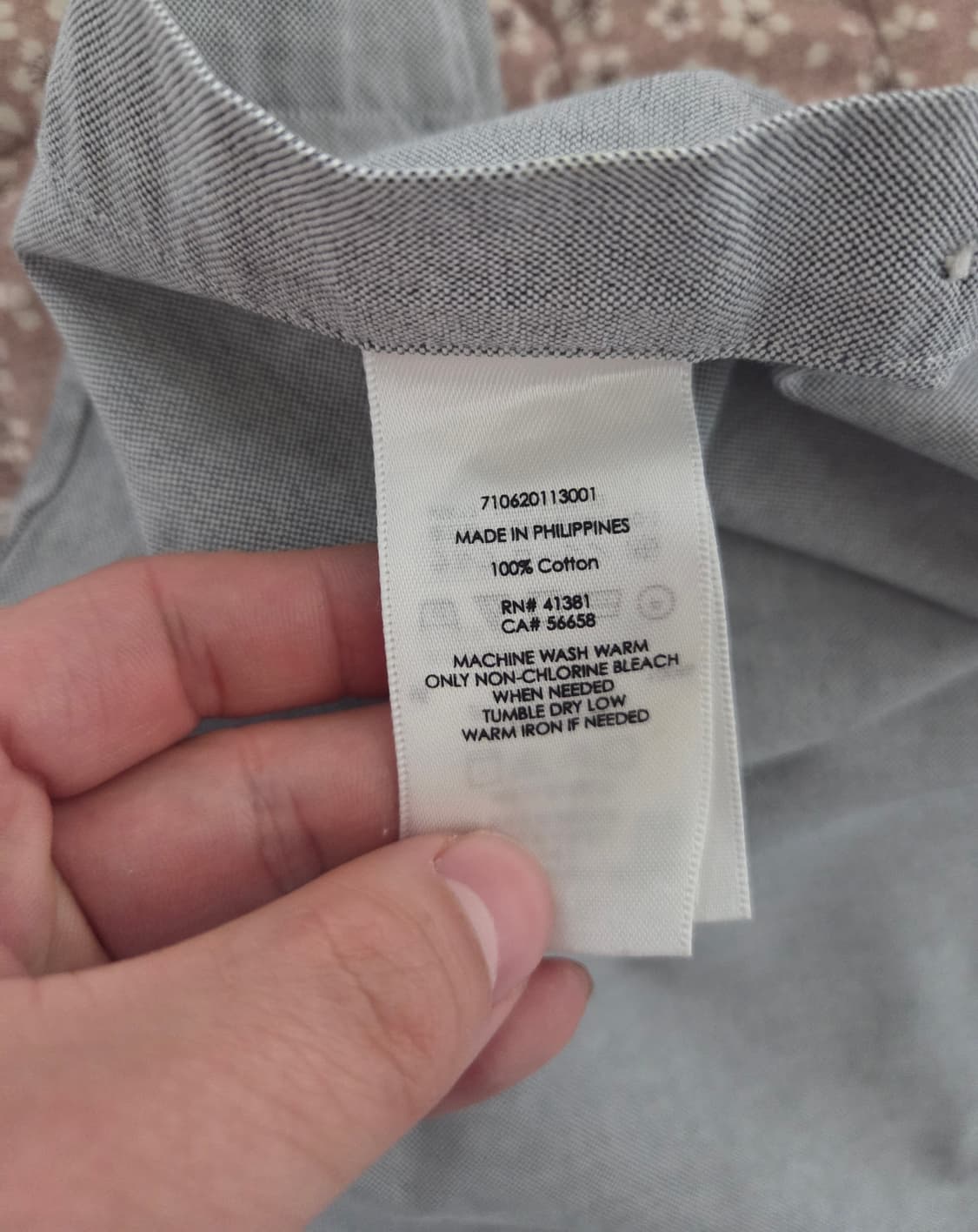 폴로 랄프로렌 그레이 옥스포드 셔츠 m [하자있음] 상품이미지7