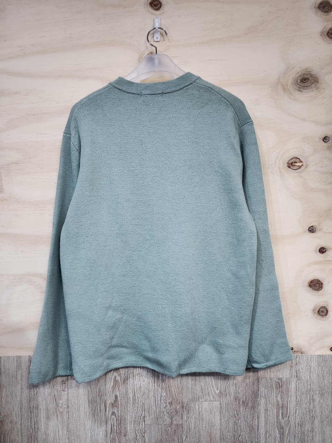 224) 프로젝트엠 민트색 오버핏 니트 상품이미지2