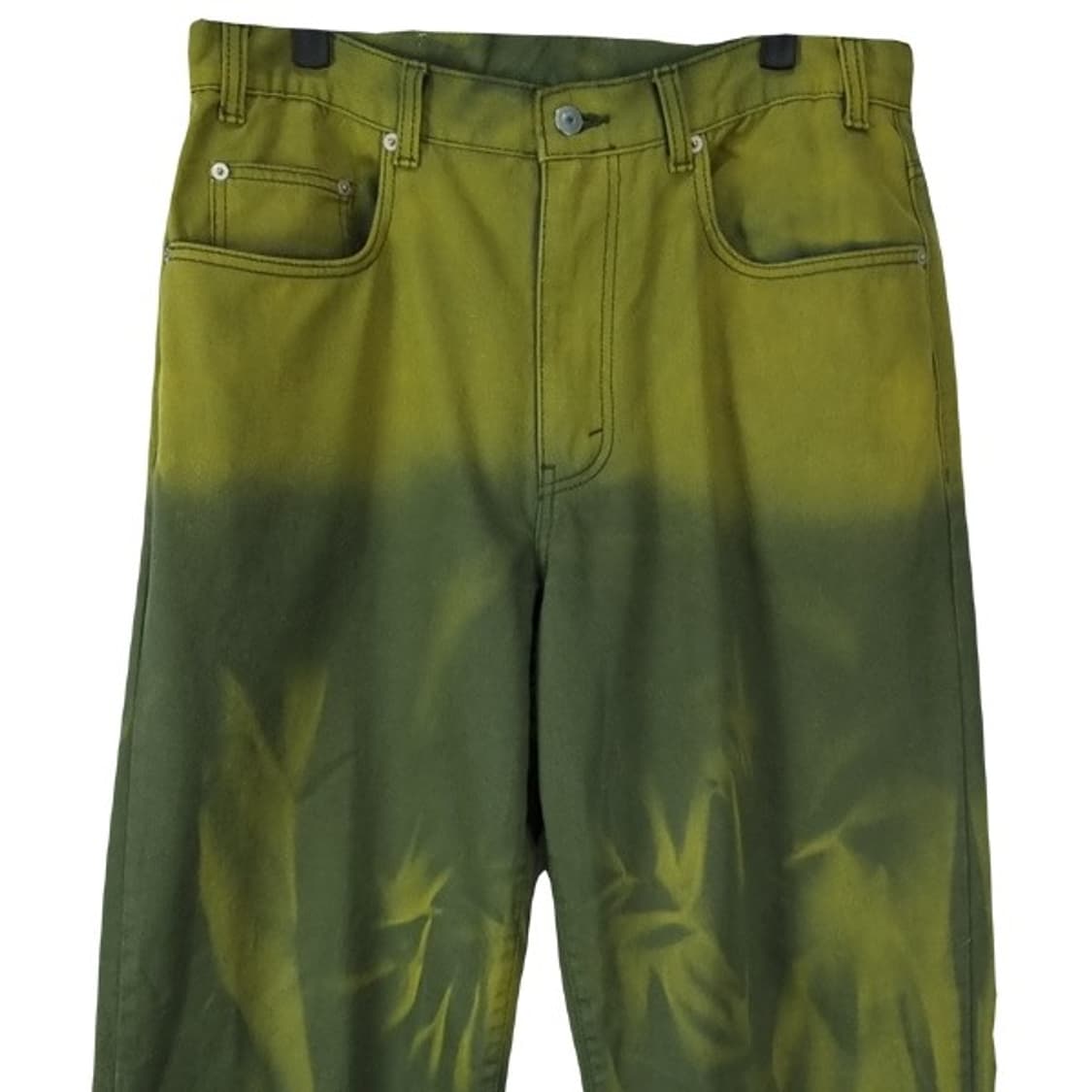 [디스이즈네버댓] 페이디드 데님 팬츠 올리브 M19889 상품이미지4