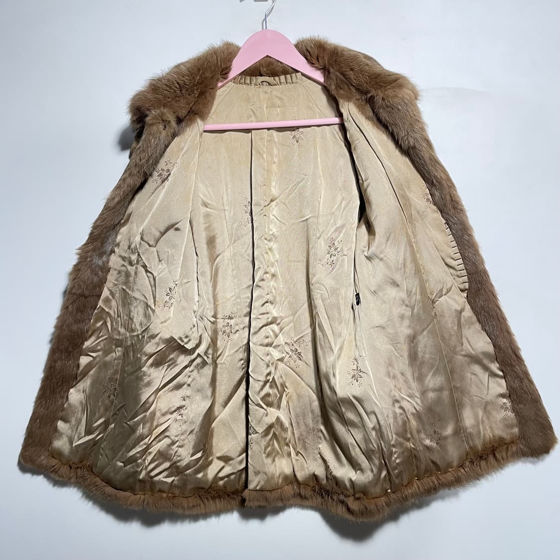 패턴 퍼코트 상품이미지4