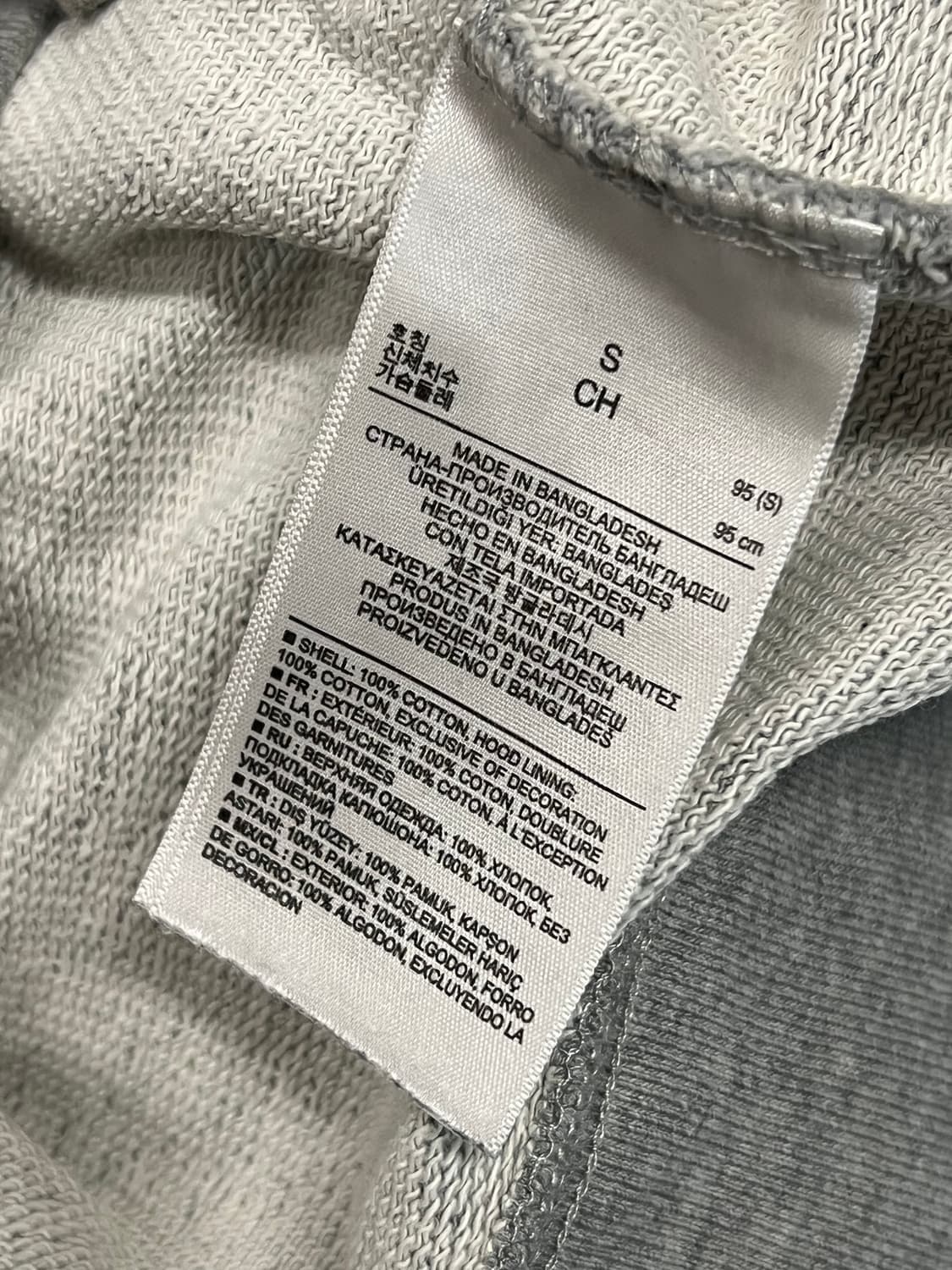 (S) GAP 후드 티 그레이 상품이미지4