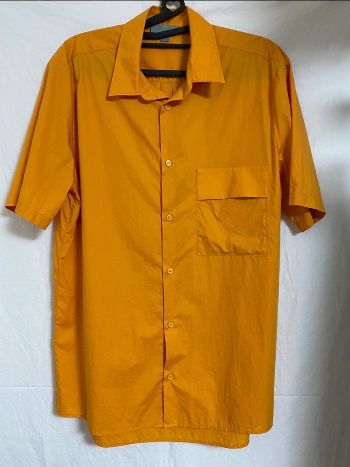 COS 코스 포켓 반팔 셔츠 옐로우 상품이미지2