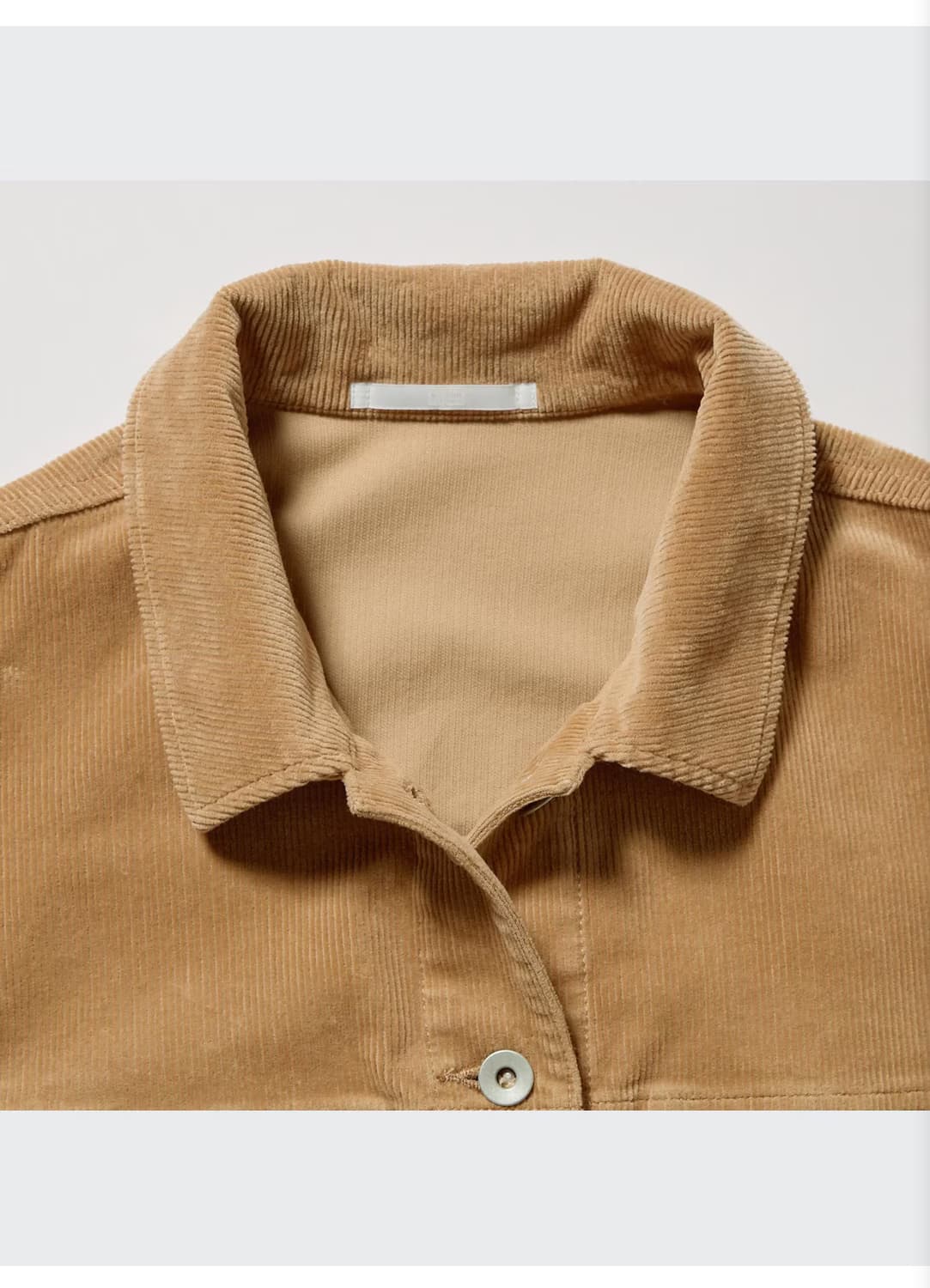 유니클로 코듀로이 크롭자켓 아이보리(M) 상품이미지2