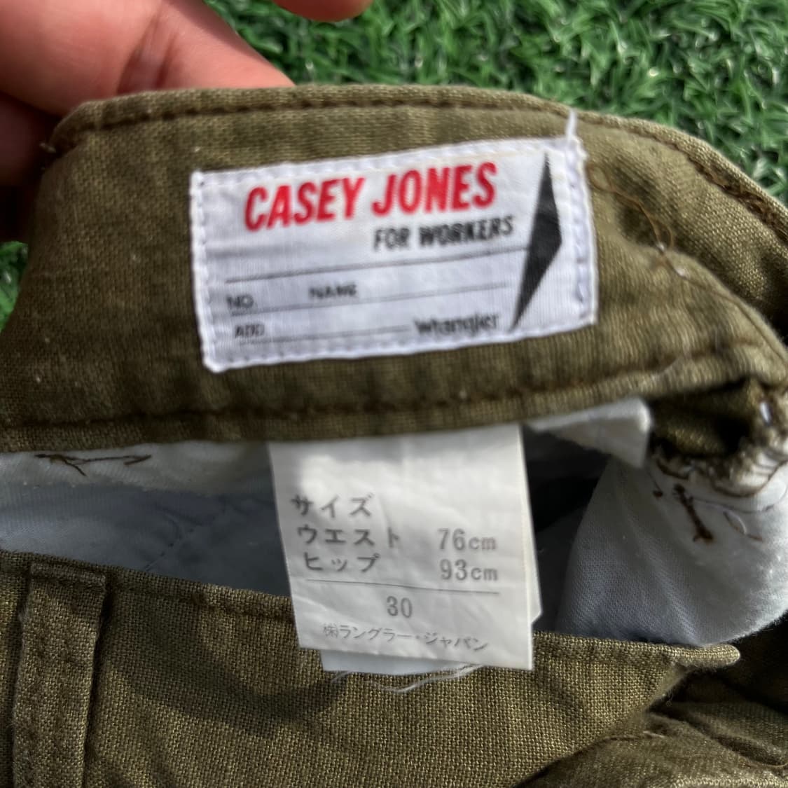 CASEY JONES & wrangler 팬츠!(실측확인) 상품이미지3