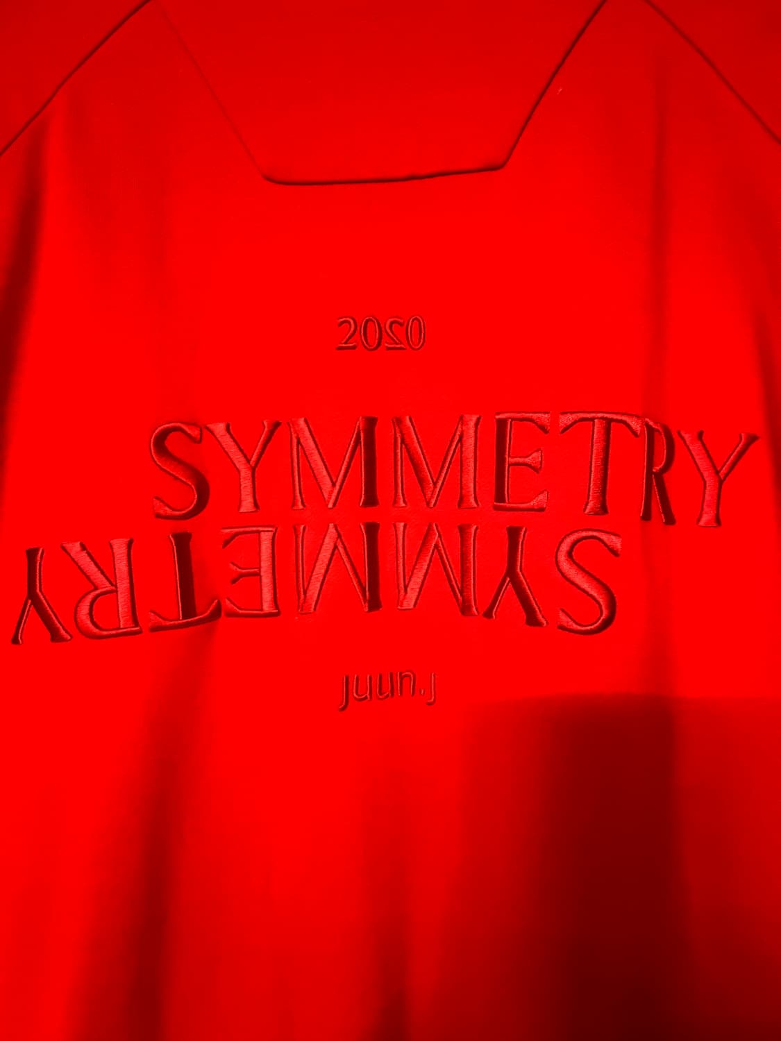 준지 / 시메트리 맨투맨 레드 / m 상품이미지3