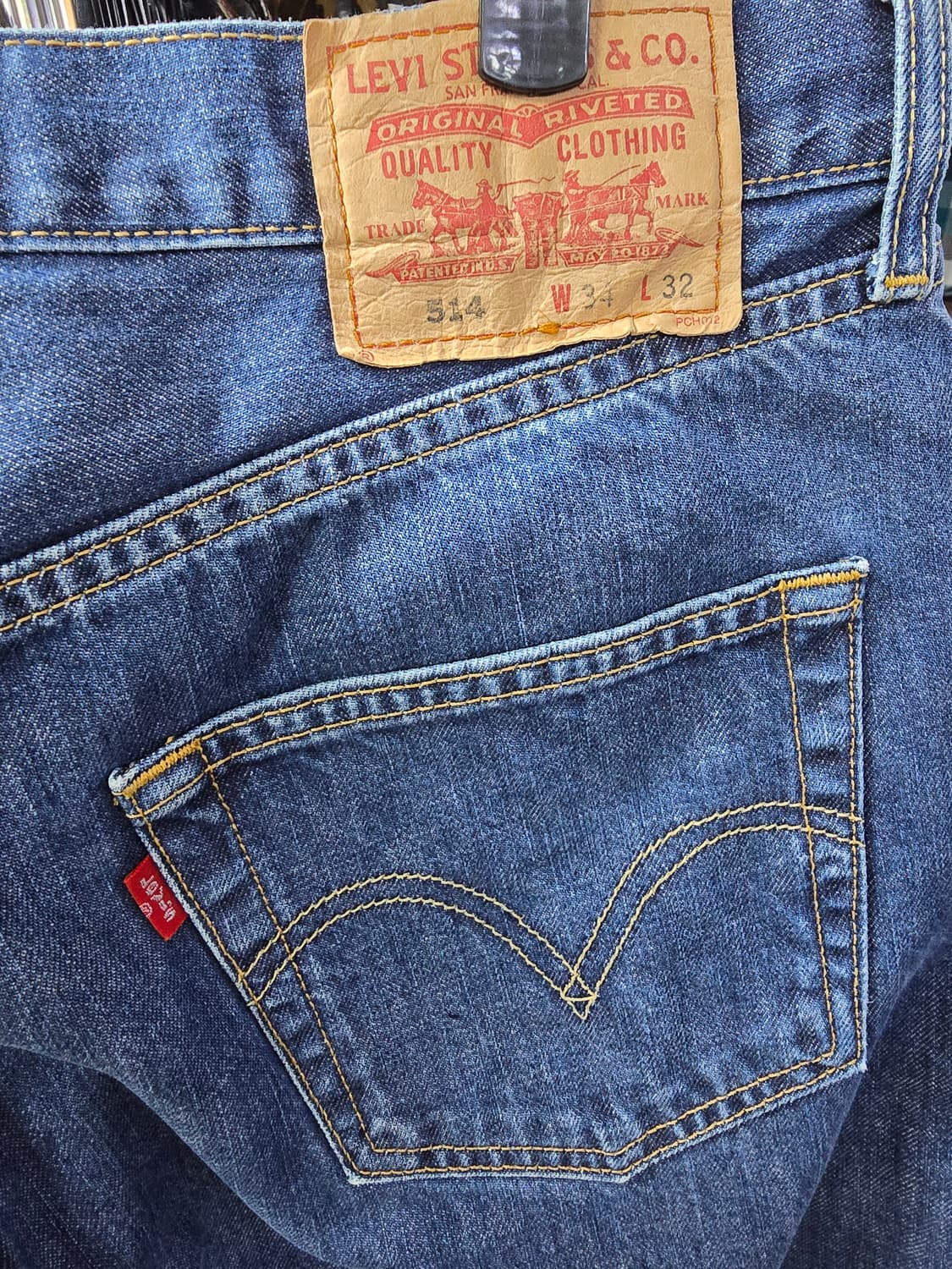 리바이스 514 데님팬츠 블루진 (1259) 상품이미지3