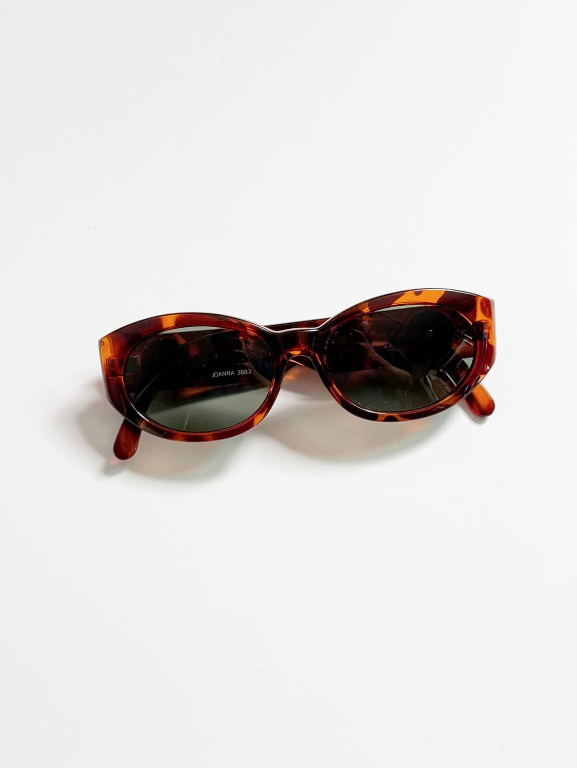 90s JOANNA 레오파드 볼드 스퀘어 빈티지 선글라스 상품이미지2