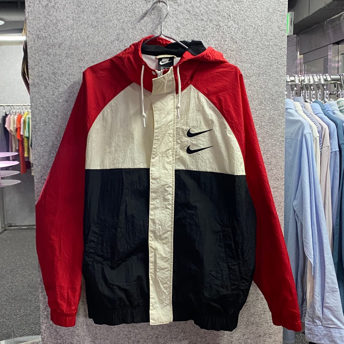 나이키 더블스우시 배색 후디 바람막이 B3469 상품이미지2