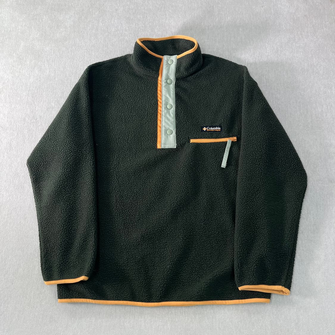 100 콜롬비아 헬베티아 하프집업 플리스 자켓  상품이미지1