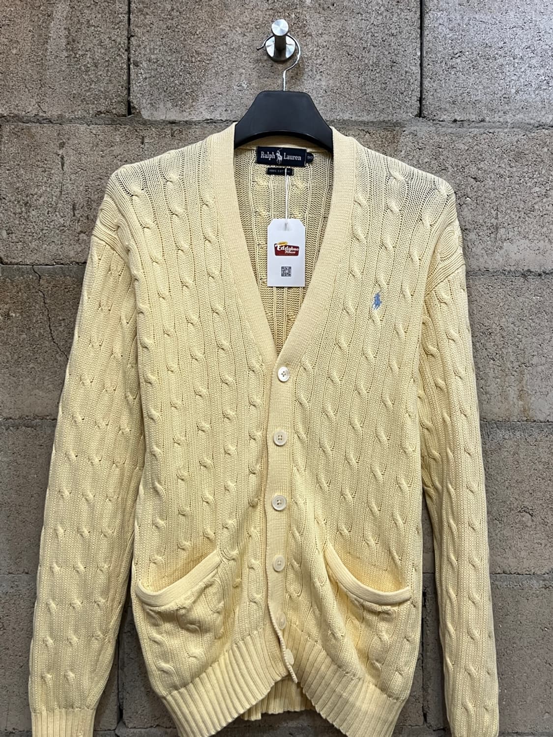 90s 폴로 랄프로렌 코튼 케이블 가디건 상품이미지2