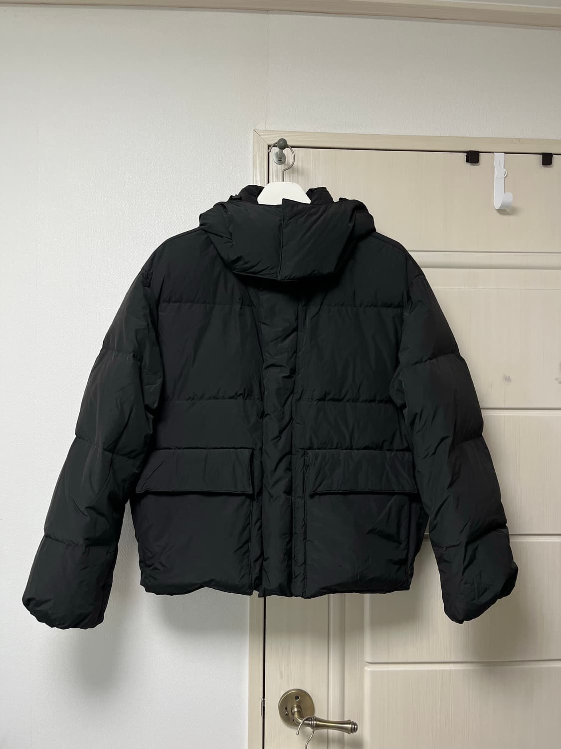 [XS]헤지스 HIS 구스다운 패딩 블랙 상품이미지2