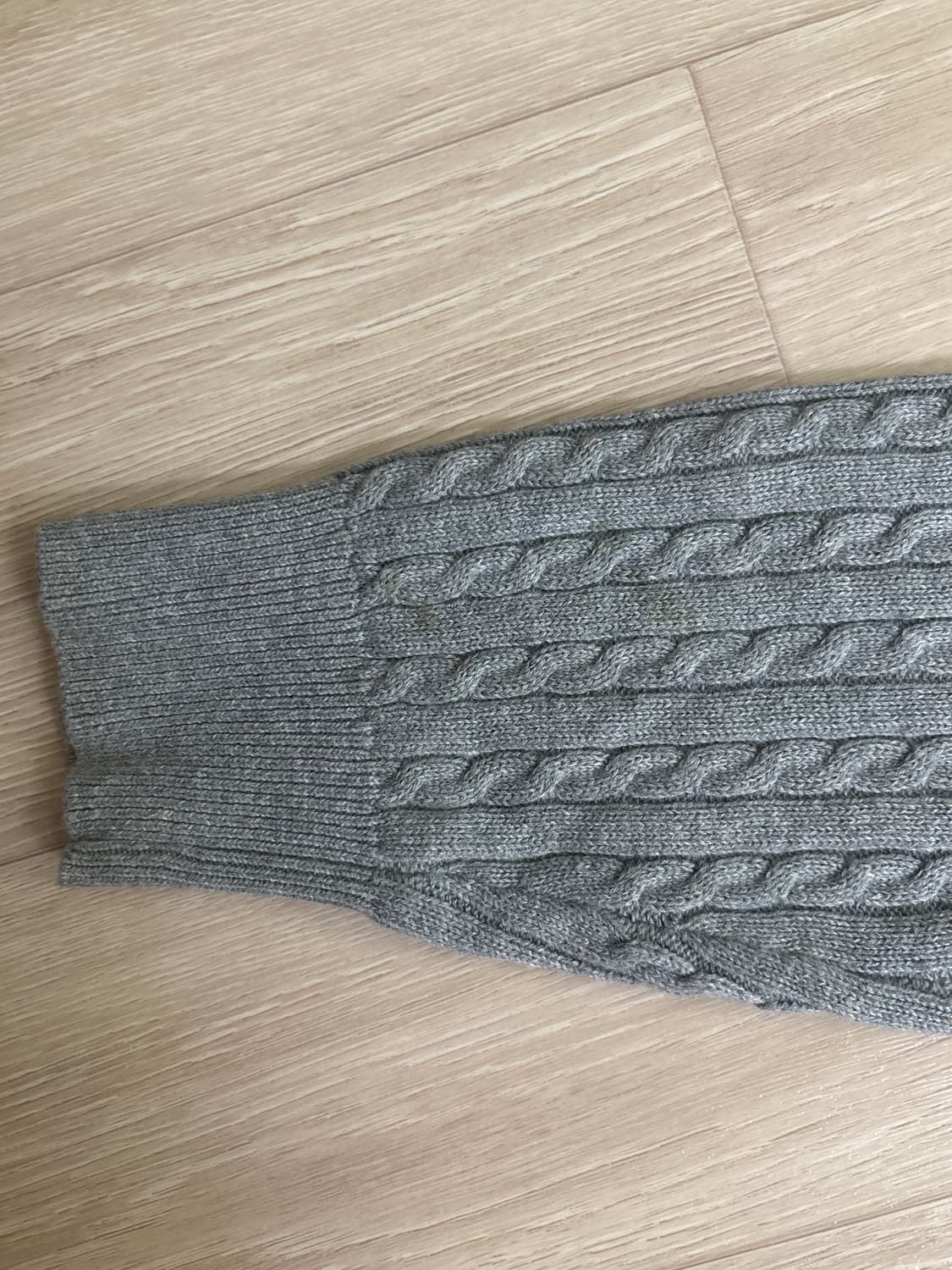 폴로 랄프로렌 케이블 니트 가디건 그레이 xl 걸스 상품이미지5