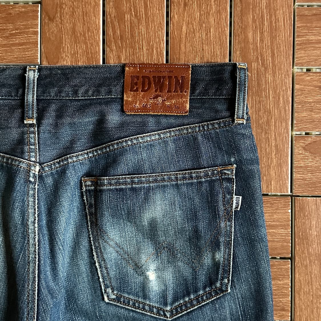 Edwin 403 vintage washing denim pants 상품이미지5