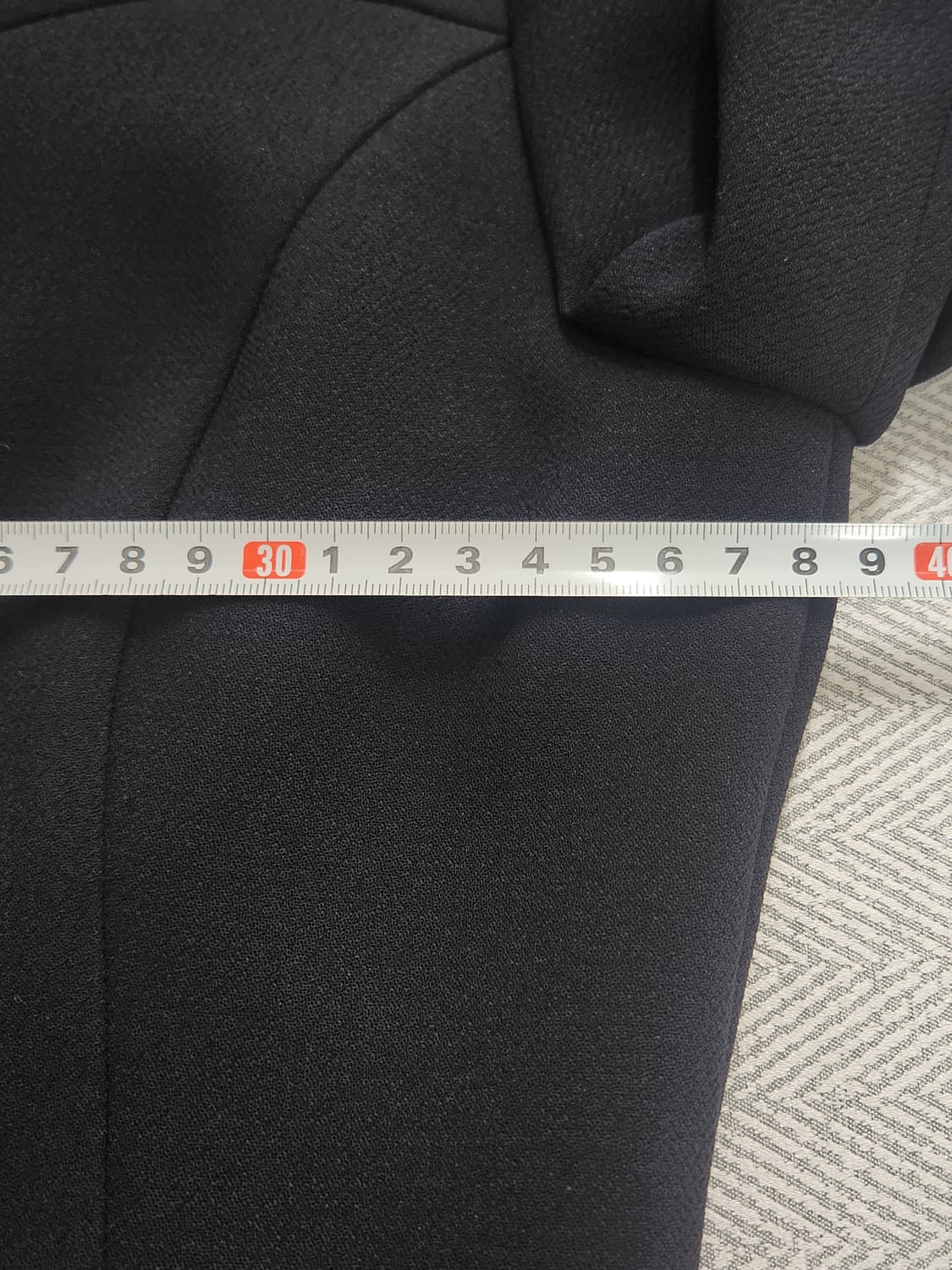 [85] 지고트 반팔 정장 원피스 55 블랙 하객룩 오피스룩 상품이미지6