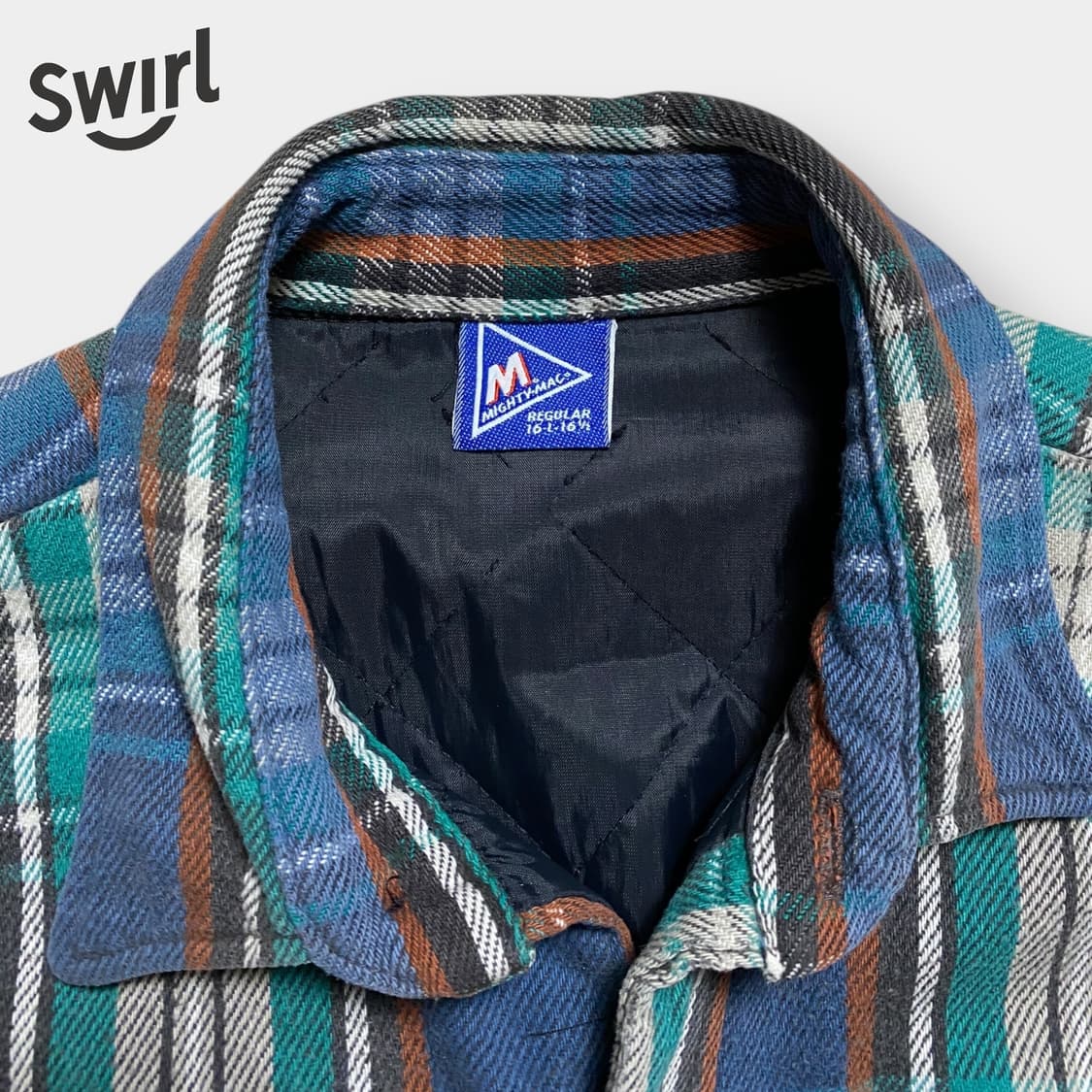 🌊80~90 mightmac quilting flannel shirts 상품이미지10