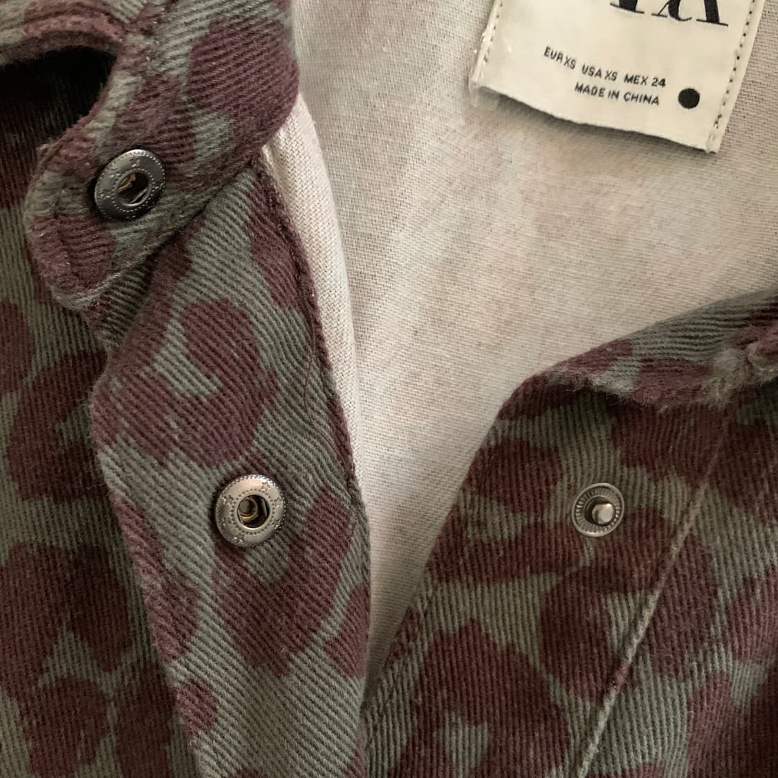 자라 ZARA 레오파드 루즈핏 셔츠 상품이미지7