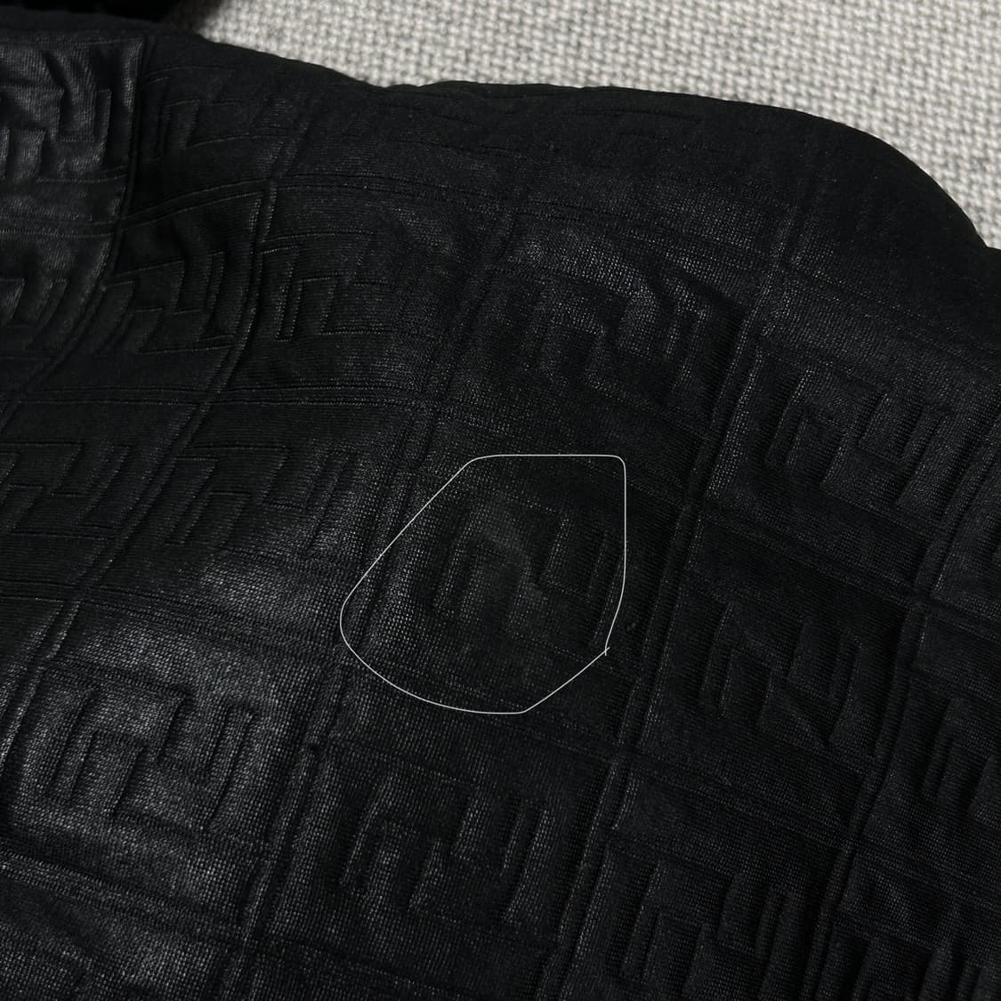 펜디 90s 주카패턴 코트자켓(실측L) 상품이미지9