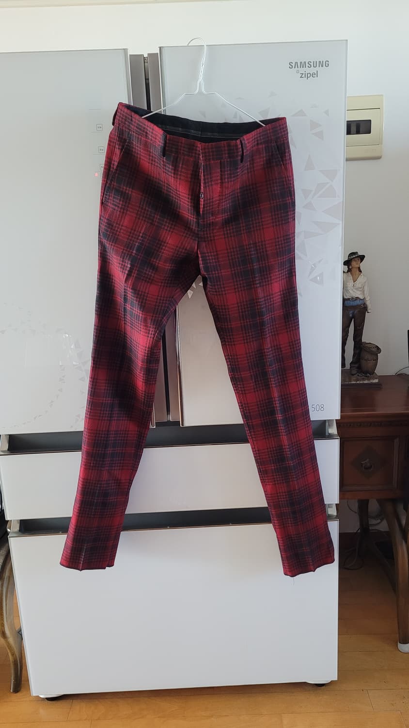 발렌티노 체크 깅엄 수트 상하의 셋업 500만짜리 상품이미지5