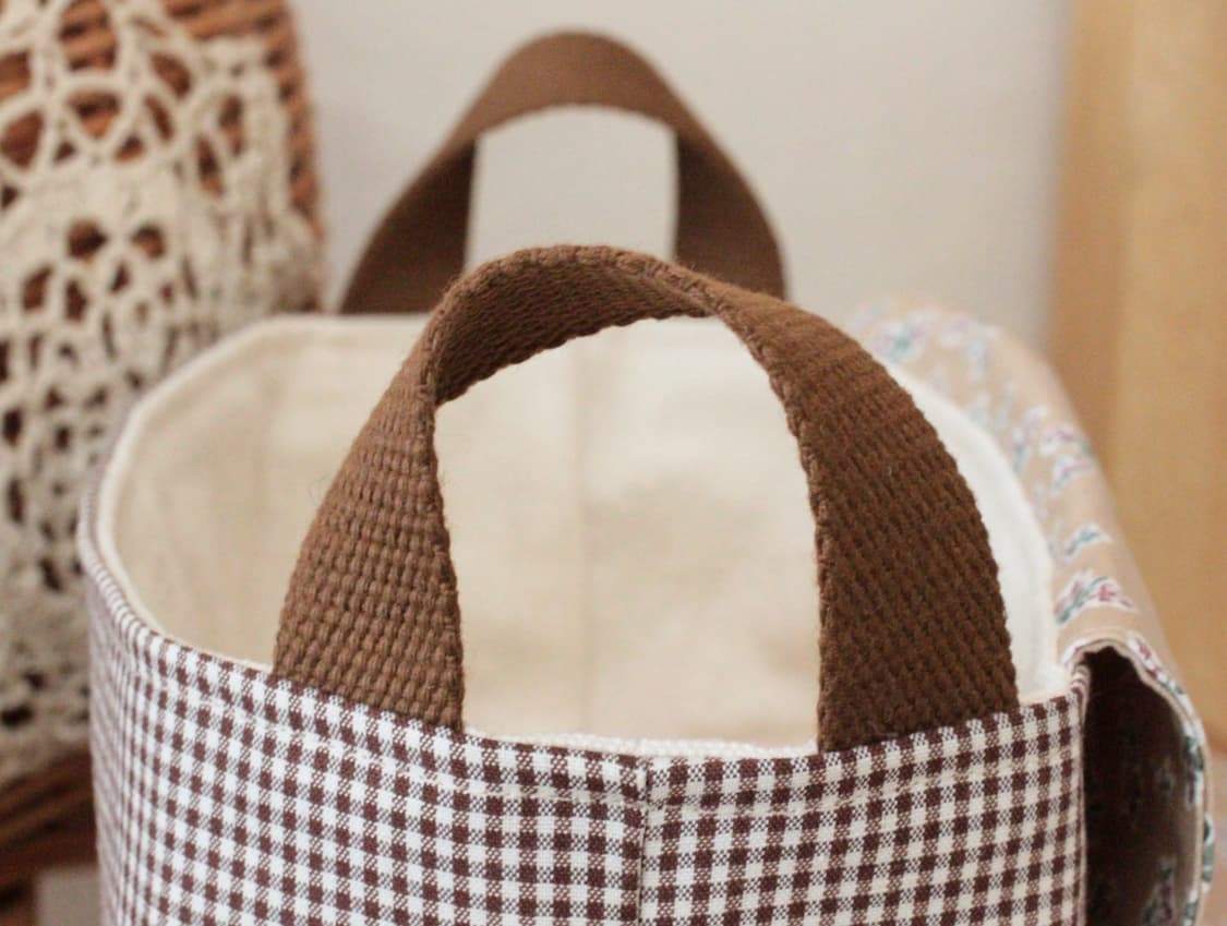 핸드메이드 패브릭 바구니 상품이미지5