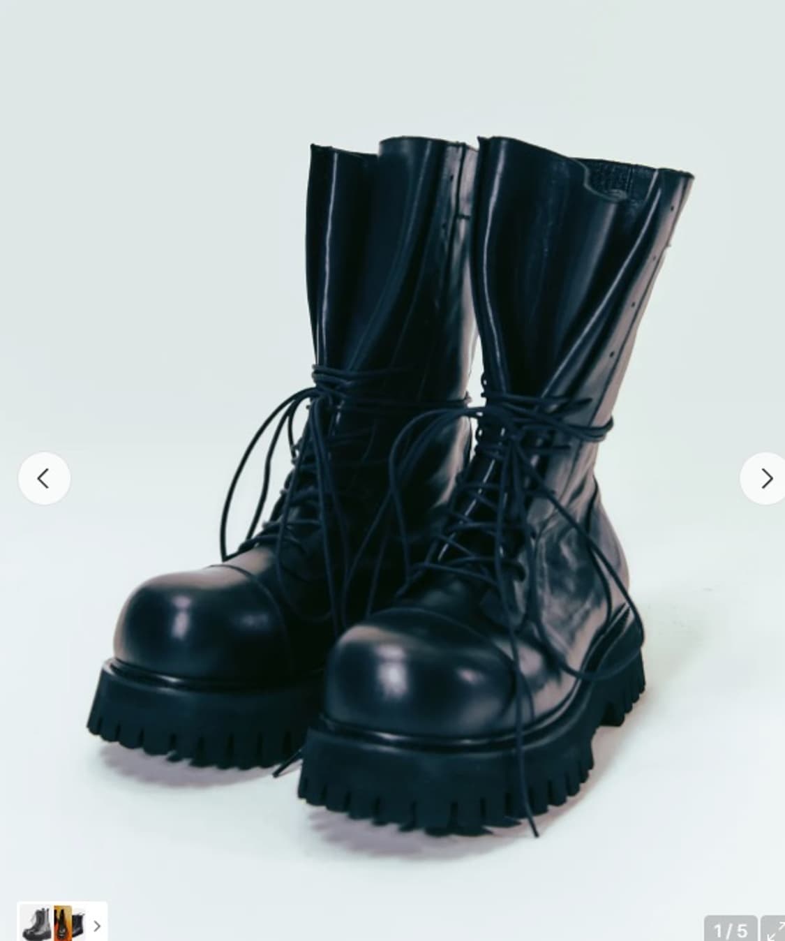 랜아카이브 모노카우 레더부츠 상품이미지1