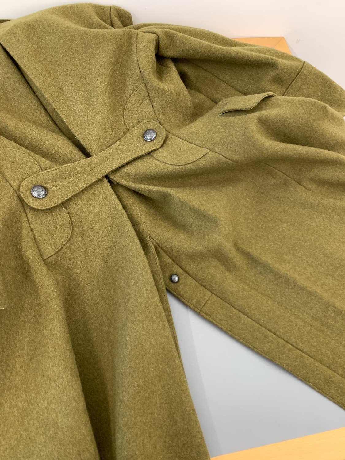 밀리터리 헤비울 트렌치 코트 100 상품이미지10