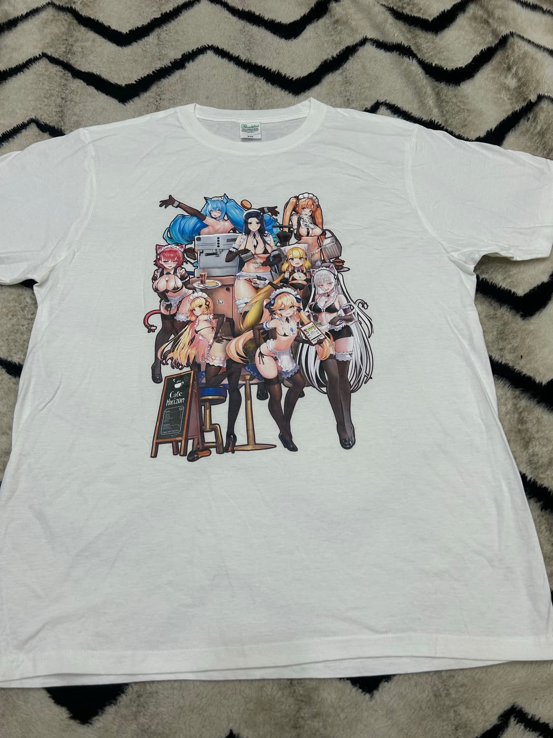 [2XL]라스트오리진 캐릭터 프린팅 반팔/화이트 상품이미지2