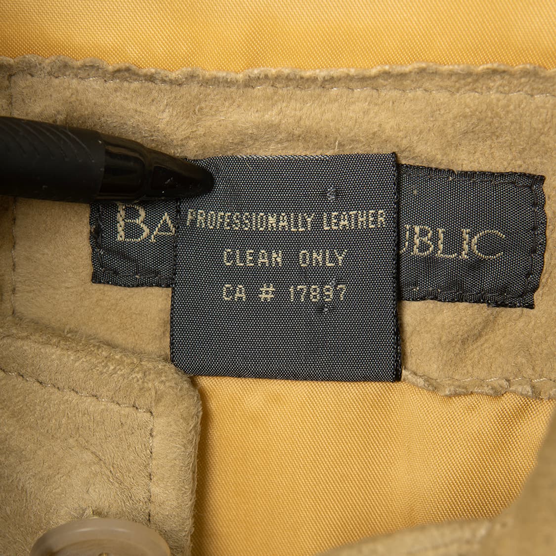 [115] 90s 바나나 리퍼블릭 누벅 레더 커버올  상품이미지7