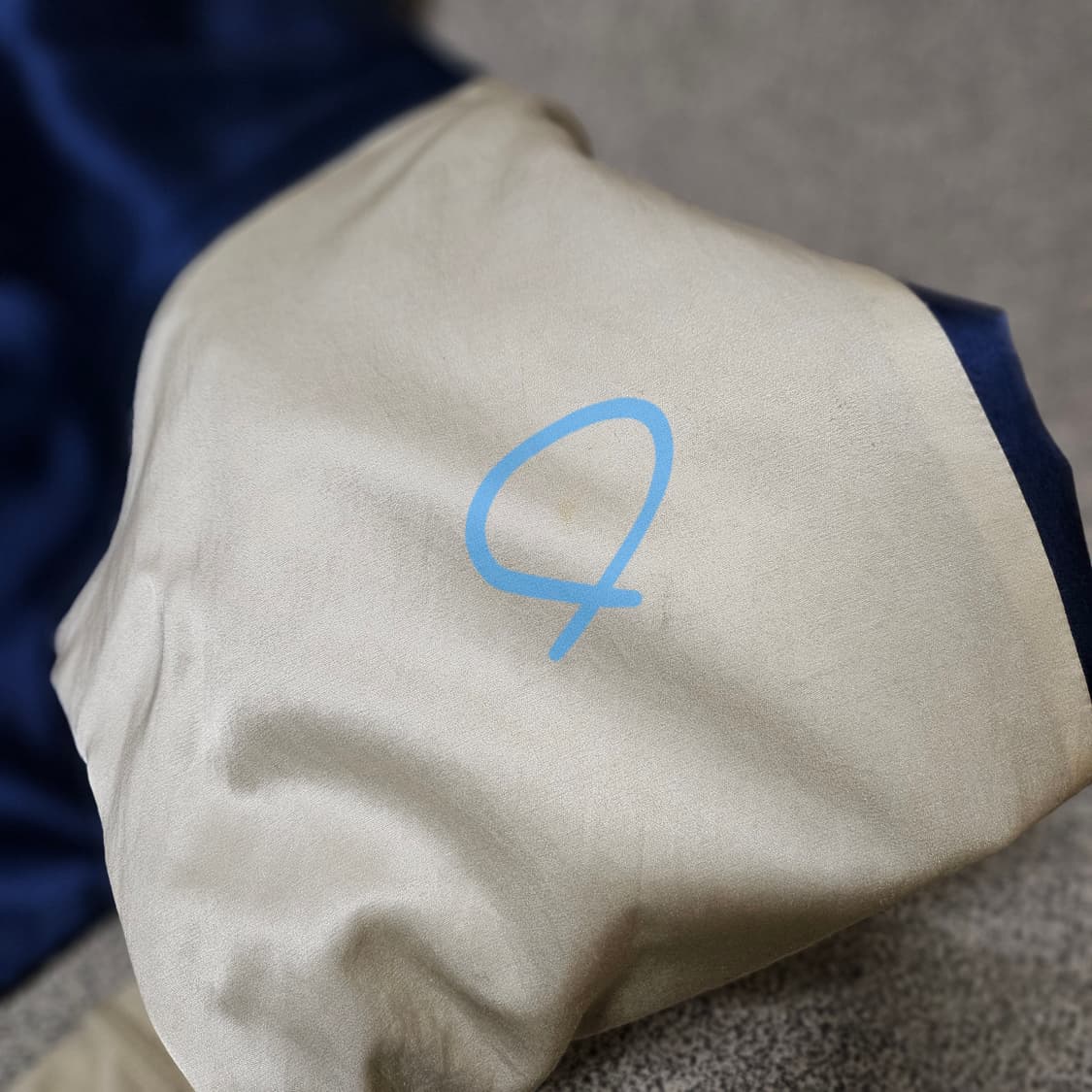 [2] 블라인드파일즈 실크 블루종 블루 상품이미지9