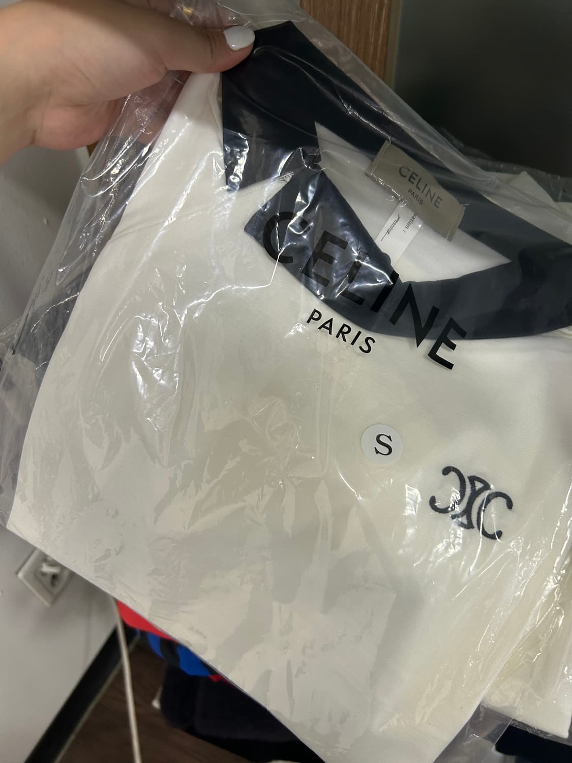 셀린느 여성 화이트 반팔 S  상품이미지5