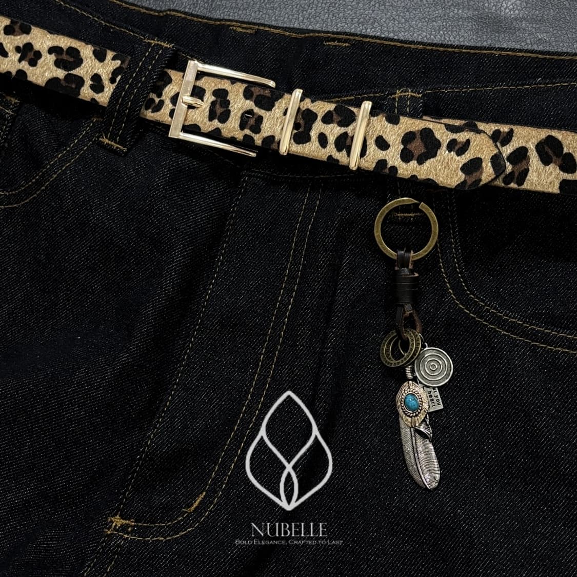 🌗 Turquoise vintage keyring / 터키석 키링 상품이미지1