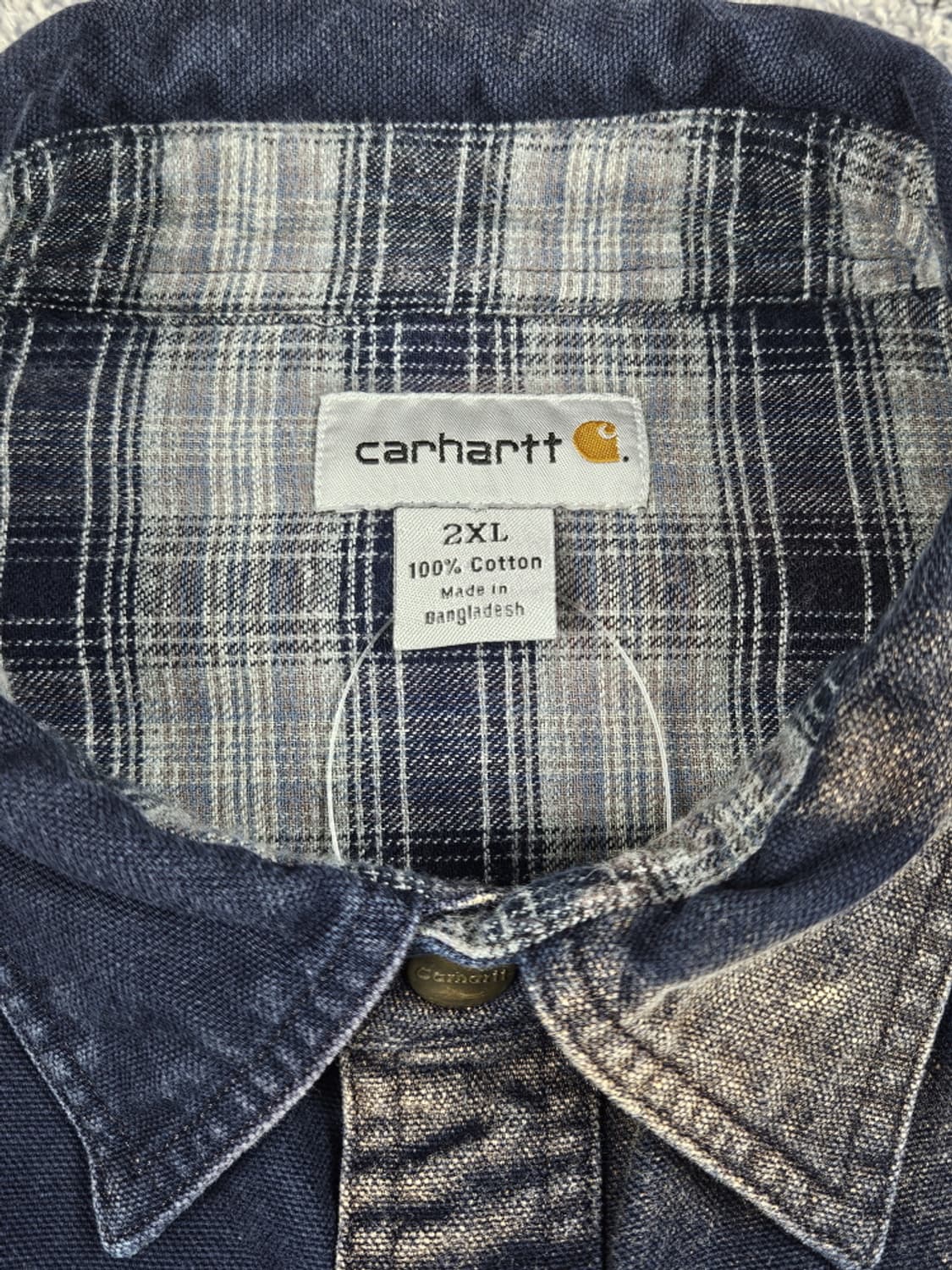 칼하트 다잉 워시드 워크 셔츠 자켓 ( 2XL ) / 9920 상품이미지7