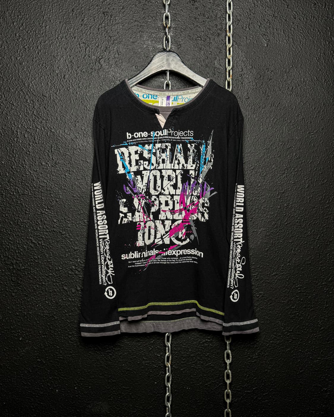 b-one soul projects – Graphic Long Sleev 상품이미지1