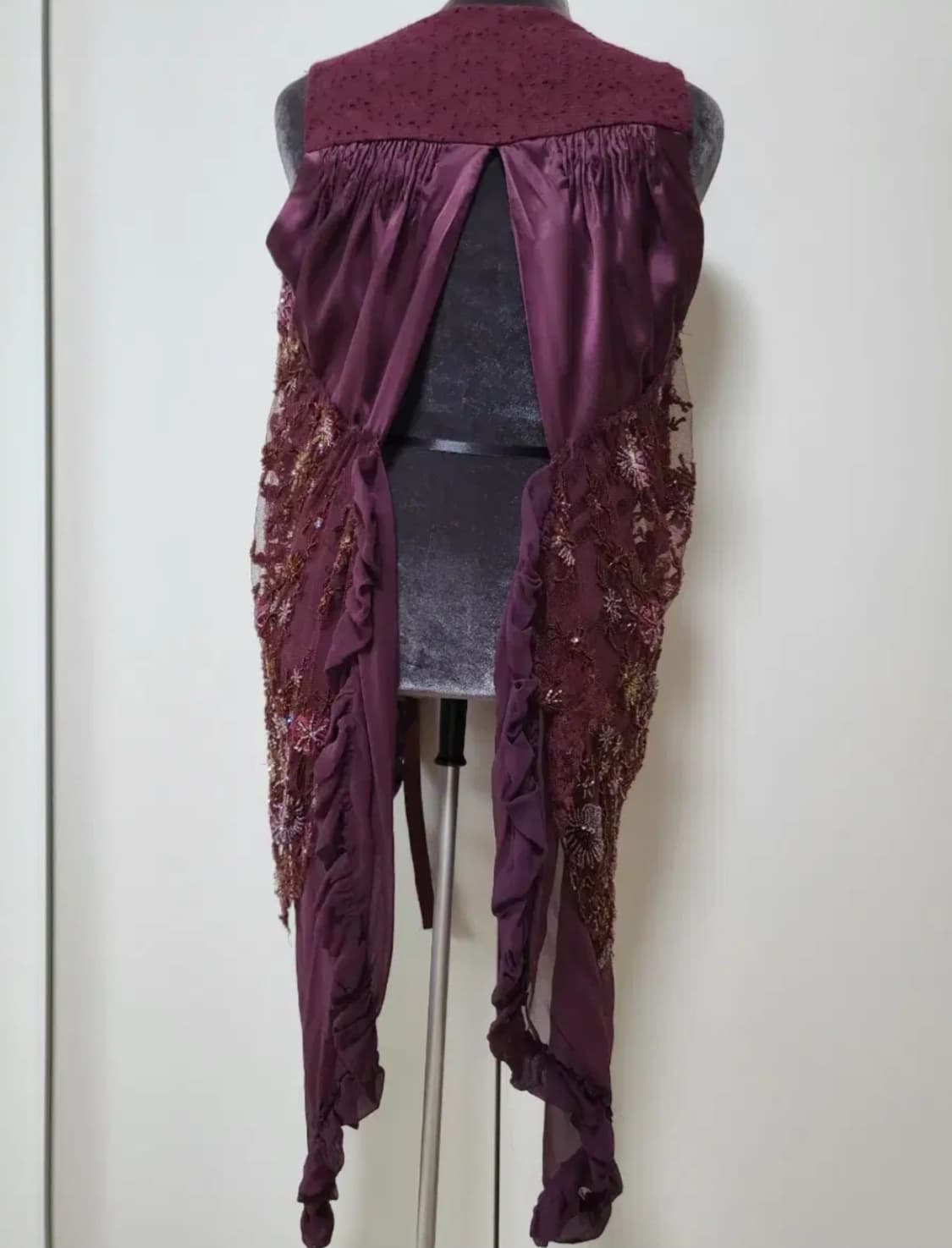 안토니오 마라스 실크 장식 베스트 조끼 Antonio Marras 상품이미지2