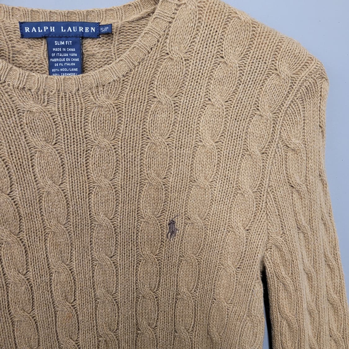 Polo Ralph Lauren 폴로 랄프로렌 포니 로고 케이블 니트 상품이미지3