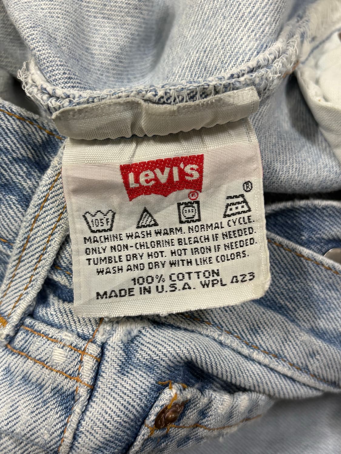 90s Levi’s usa 501 아이스블루 boro 상품이미지7