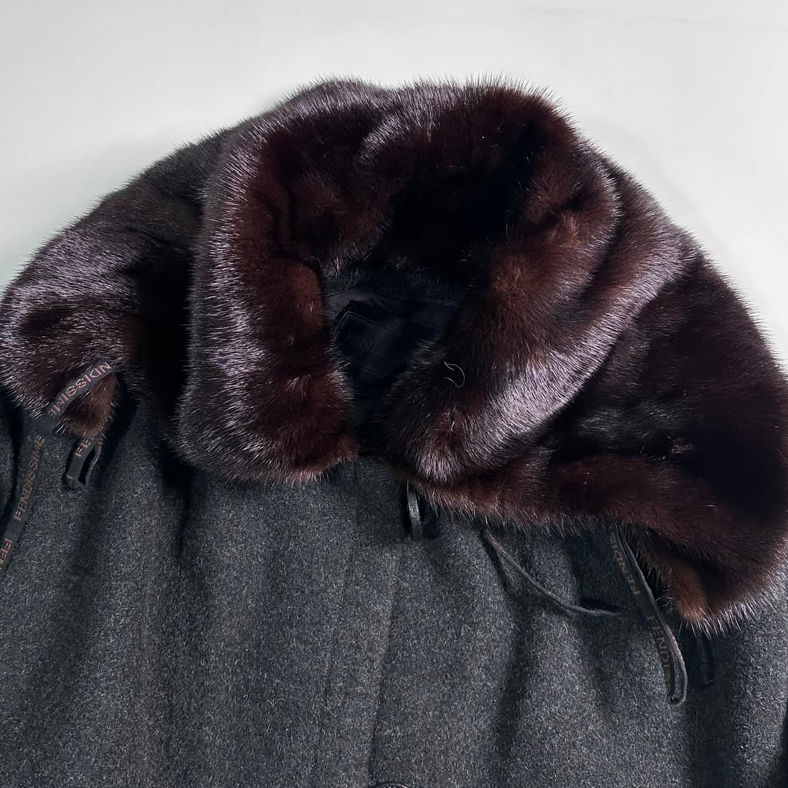 90s 펜디시메 (펜디) 밍크 울 하프 코트 상품이미지3