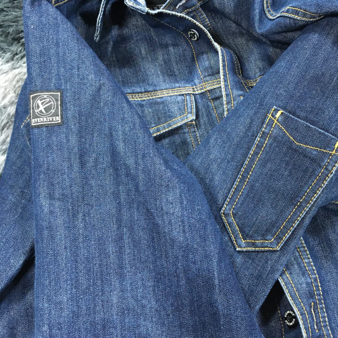 투티/0302 EVEN RIVER 데님 자켓 JPN 빈티지 청자켓 상품이미지6