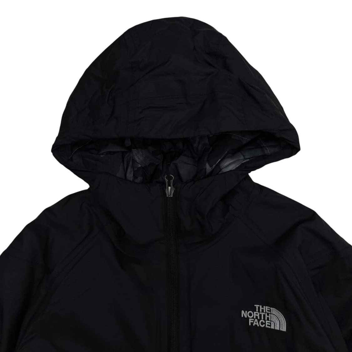 노스페이스 블랙 후드 패딩 바람막이 L 상품이미지4
