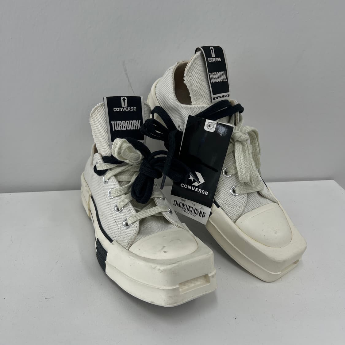 컨버스 x 릭오웬스 다크쉐도우 터보다크 척 70 로우 38 상품이미지1