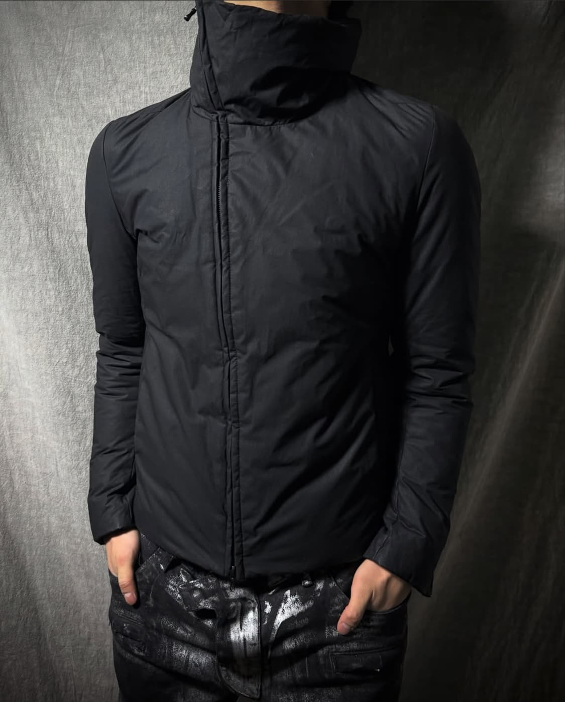 Attachment asymmetric down puffer jacket 상품이미지3