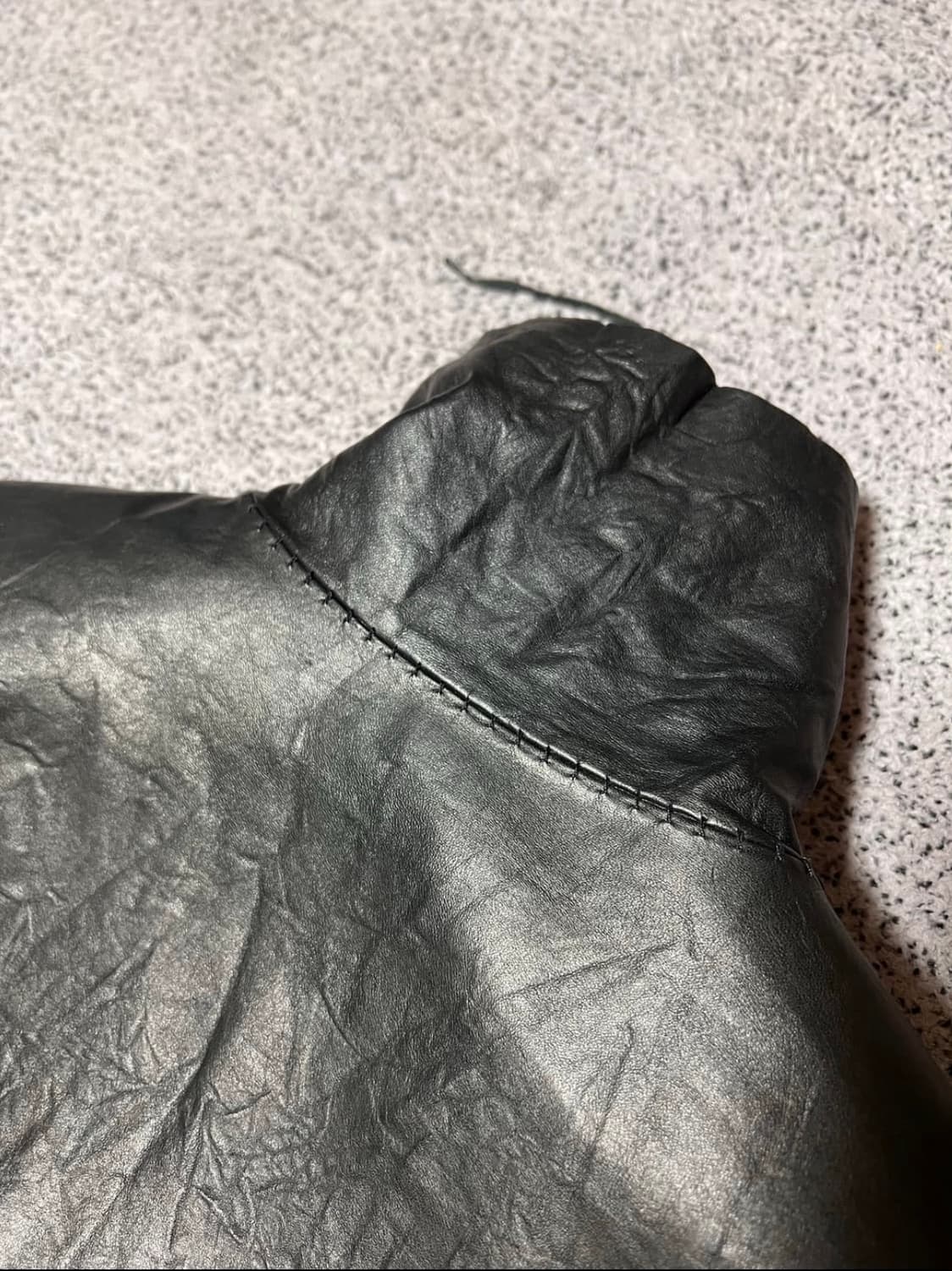 M.a+ maurizio amadei cow leather jacket 상품이미지5