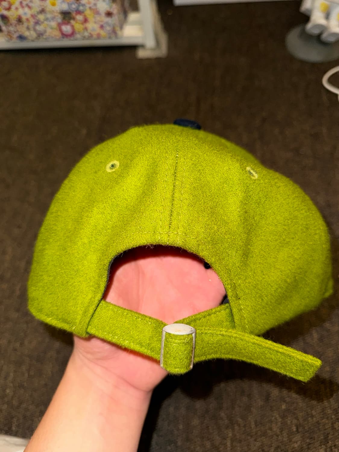 TEKET 그래픽 캡 라임/네이비 상품이미지2