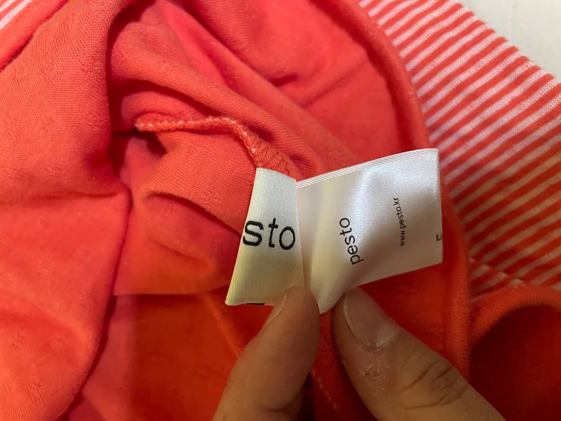 페스토 스트라이프 후디드 탑 상품이미지2