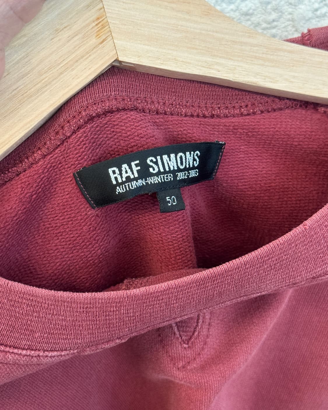 2002 라프시몬스 블랭크 스웻 상품이미지2