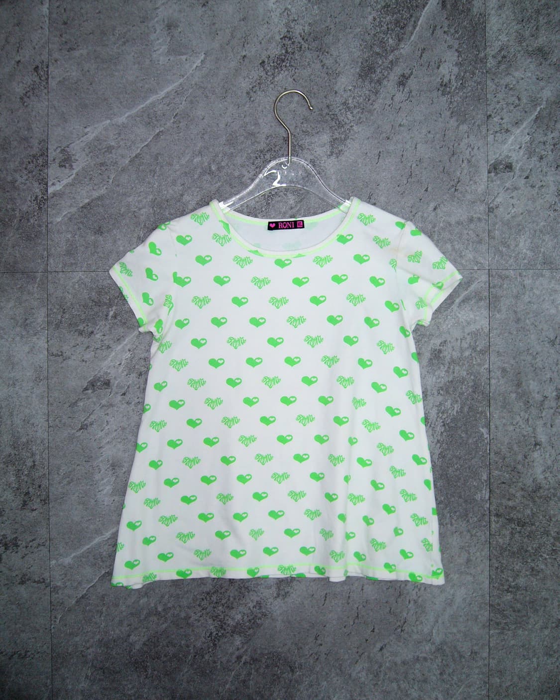 RONI Green Heart Top 상품이미지1