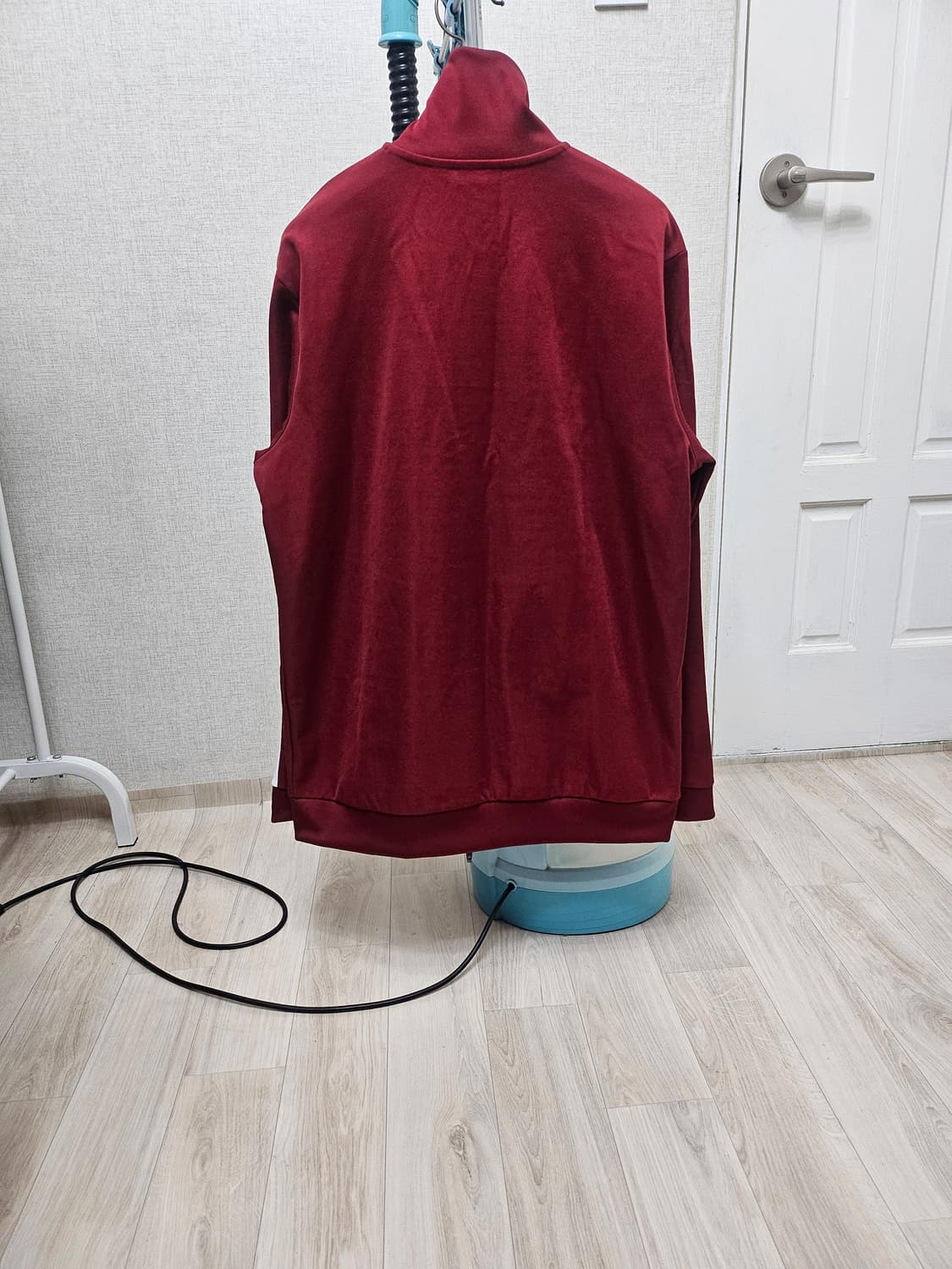 (105)XL ☆우주매물☆아디다스 베켄바우어 2중지퍼[버건디] 트랙탑져지 상품이미지6