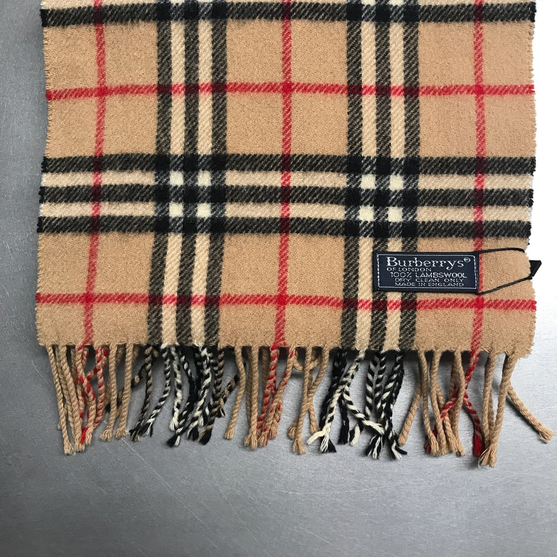 버버리 정품 램스울 머플러 베이지 상품이미지3