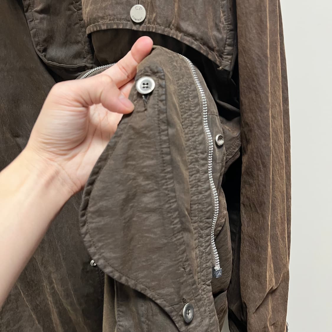 올드 cp컴퍼니 왁스코팅 나일론코트 상품이미지6