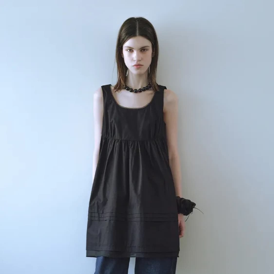 클로르 코튼 미니 드레스 Clor cotton mini dress 상품이미지2